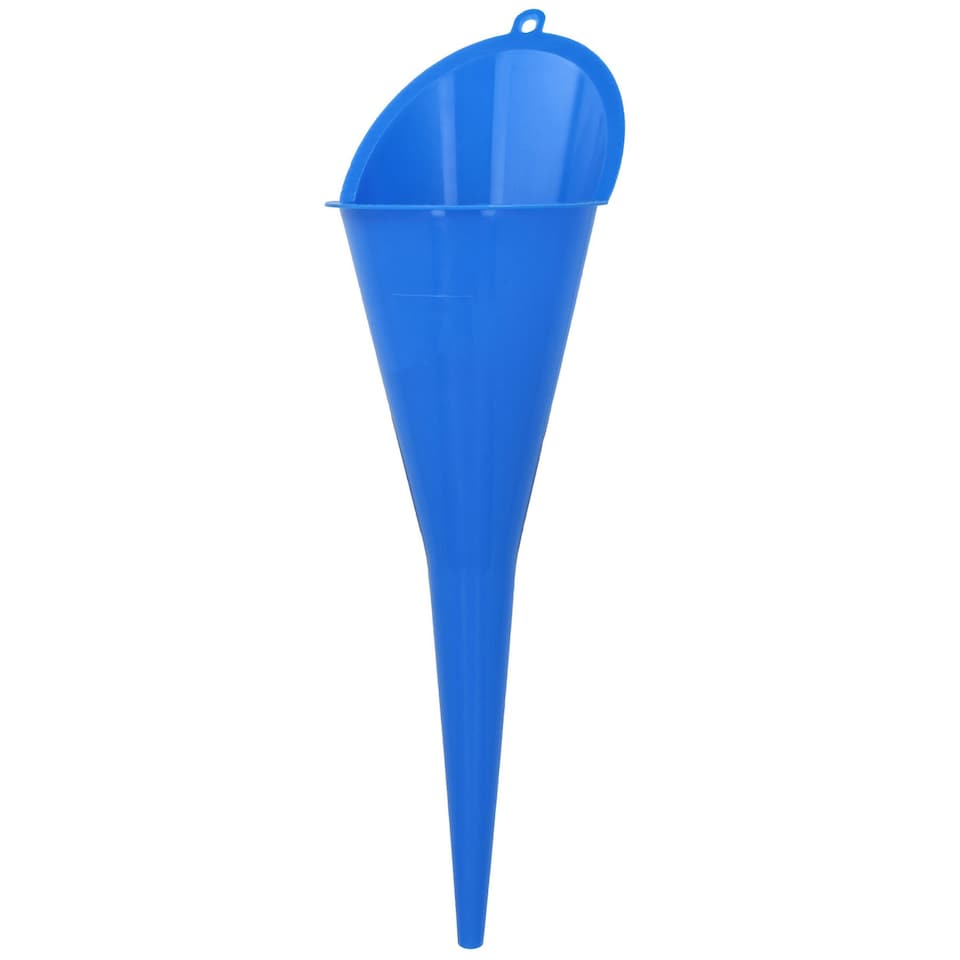 image 1 of Multipurpose Long Necked Plastic Funnel Car Refuelling Spout 370mm Long 2pc
