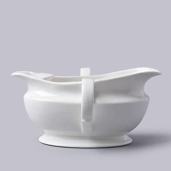 WM Bartleet & Sons Porcelain Gravy Fat Separator 500ml in White