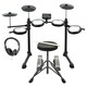 image 1 of Axus AXK4 Electronic Drum Kit with Stool, Headphones and Sticks