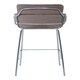 image 2 of Tamzin Mink Velvet Bar Chair Brown