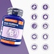 image 8 of Zipvit Biotin 12,000mcg with Zinc & Selenium, Hair, Skin & Nail Support, 180 Vegan Tablets, 3-Month Supply