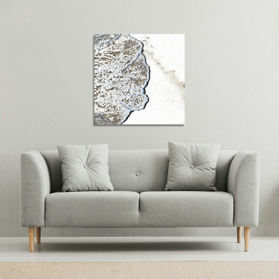 image 1 of Beach Tide (Canvas Print) 46 x 46 x 4cm