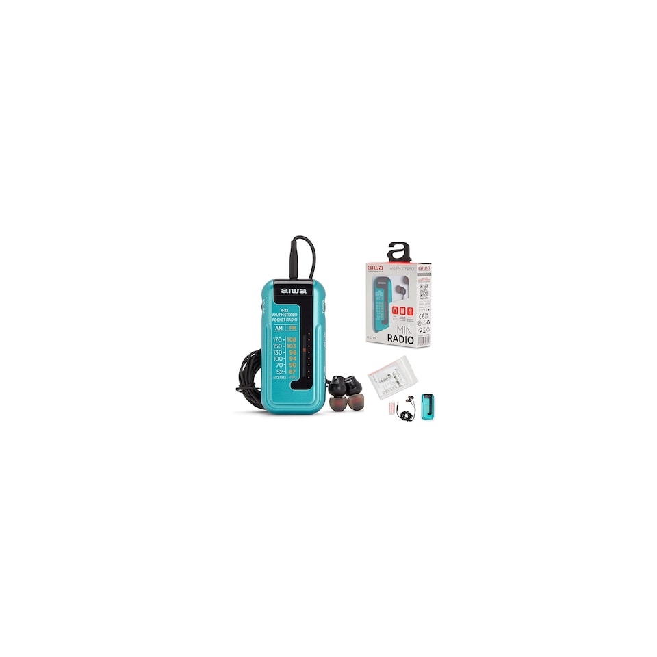 image 1 of Aiwa R-22TQ Radio  in Blue