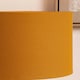 image 3 of 40cm Mustard Yellow Table Lampshade Drum Floor Lamp Shade