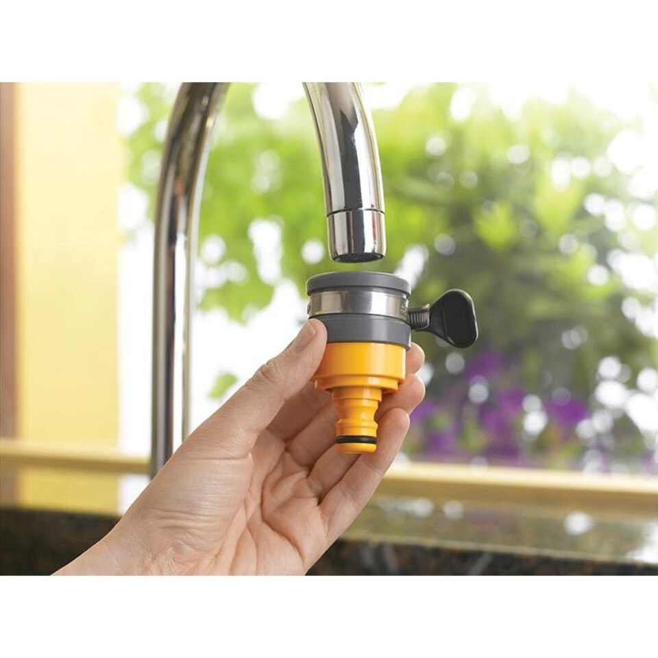 image 1 of Hozelock Round Tap Connector - Multi Colour - Max. 24mm Multi