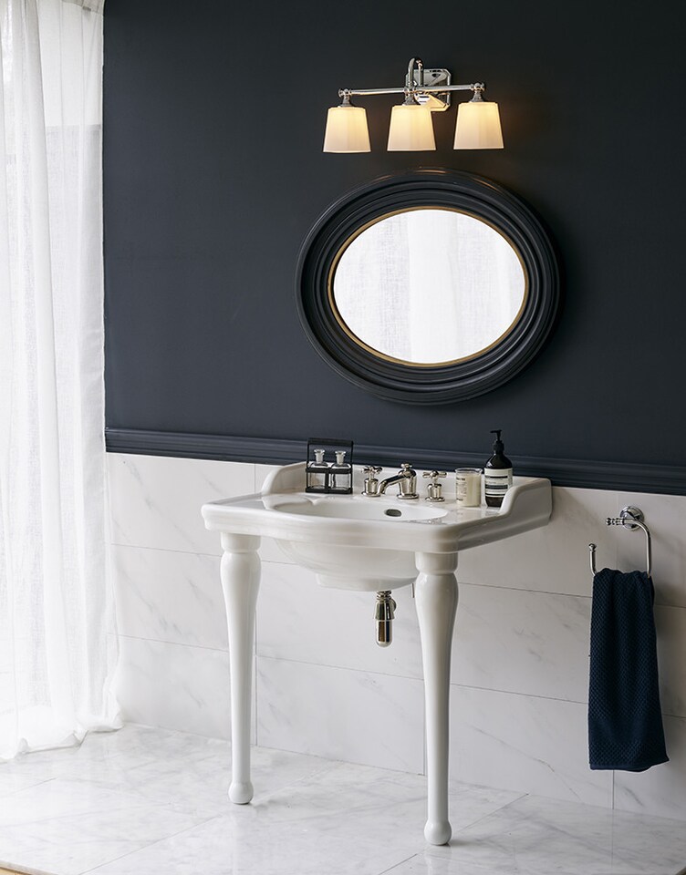 image 1 of Concord 3 Light Bathroom Over Mirror Light Polished Chrome IP44, G9