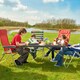 image 5 of COSTWAY 152 cm Portable Folding Picnic Table Dining Table Black