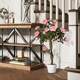 image 9 of Outsunny 90cm Artificial Rose Tree, Fake Decorative Plant, Pink