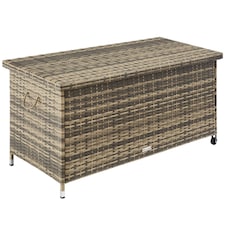 Storage Box Kiruna - rattan garden furniture cushion storage 120 x 55 x 61.5 cm | Cream | nature | 121 x 56 x 60 cm | 1