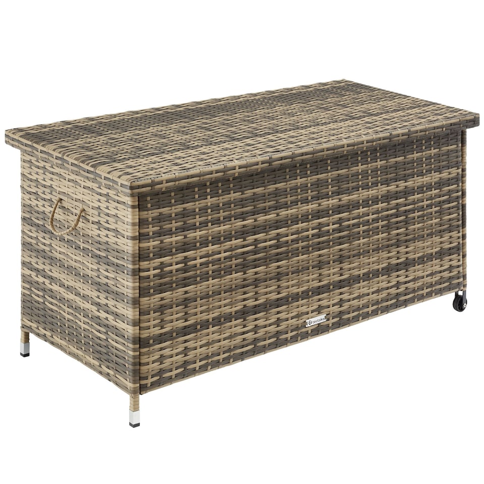 image 1 of Storage Box Kiruna - rattan garden furniture cushion storage 120 x 55 x 61.5 cm | Cream | nature | 121 x 56 x 60 cm | 1