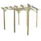image 1 of Garden Pergola 6 Post - L420 x W420 x H270 cm - Light Green