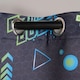 image 6 of OHS Kids Gaming Blackout Eyelet Curtains Ring Top Ready Made Panel Pair, 46x54" Blue | Navy Blue