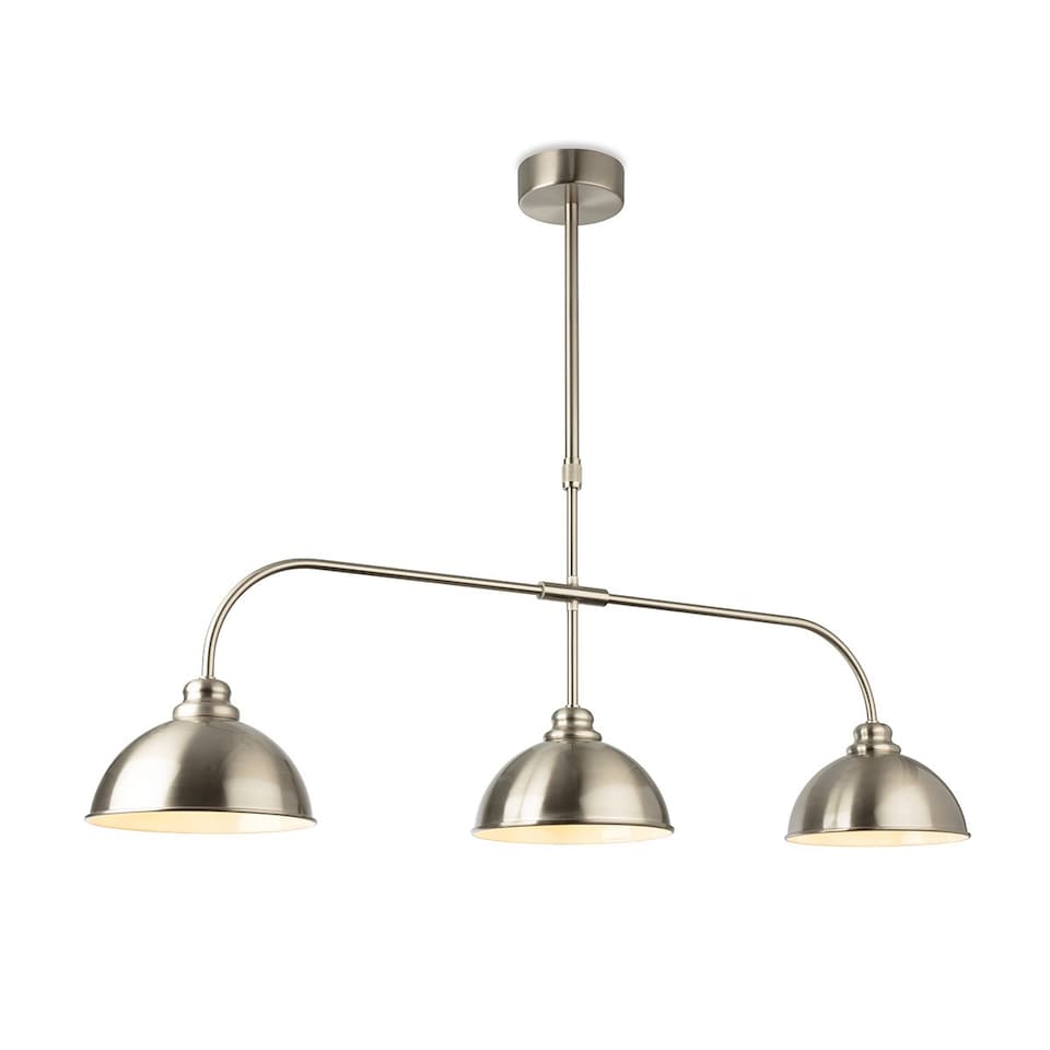 Eagle Bar Pendant Light Brushed Steel