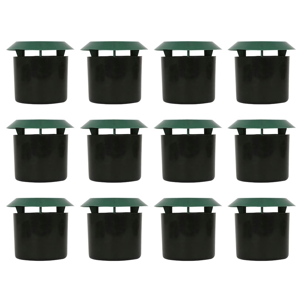 image 1 of Harbour Housewares Slug & Snail Beer Traps - 11.5cm x 10cm - Green/Black - Pack of 12