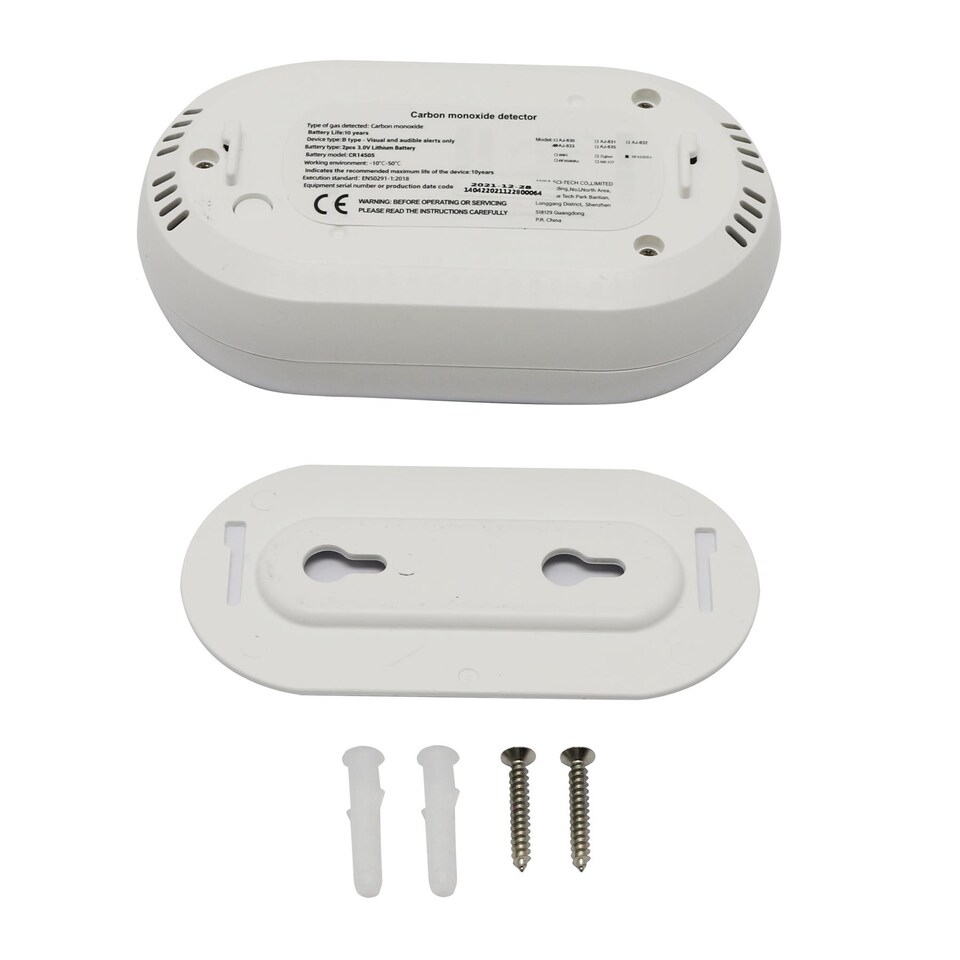 image 1 of Daewoo Interlinked Carbon Monoxide Detector with LCD Display