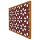 image 4 of Modern decorative floral pattern (Picutre Frame) Brown | S