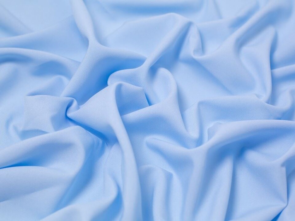 Minerva Core Range Blue Polyester Suiting Fabric for Dressmaking, 145cm / 57" Wide - per metre