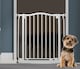 image 2 of Bettacare Curved Top Dog Gate, 198cm - 207cm, Matt White, Pressure Fit Pet Gate for Dog and Puppy, Pet and Dog Barrier | White