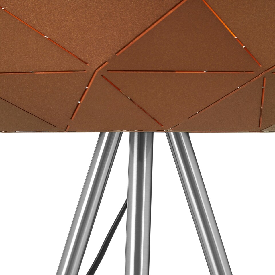 image 1 of Interiors by Premier Coffee Finish Floor Lamp Brown