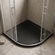 image 9 of Balterley Premium Shower Tray - Left Hand Offset Quadrant | Grey | Grey Slate | 1