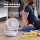 image 4 of Russell Hobbs 9” Desktop Circulator Fan with 7 Speed Settings White RHDCF1001