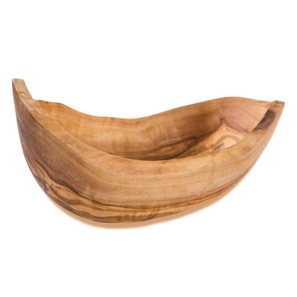 image 1 of Verano Spanish Ceramics Olive Wood Oval Bowl - 23cm | Brown | 1