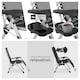 image 7 of Sun Lounger Cloud - folding, adjustable backrest and footrest - Per Piece Black
