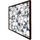 image 3 of Grey, purple & white flowers (Picture Frame) Brown | Oak | XS