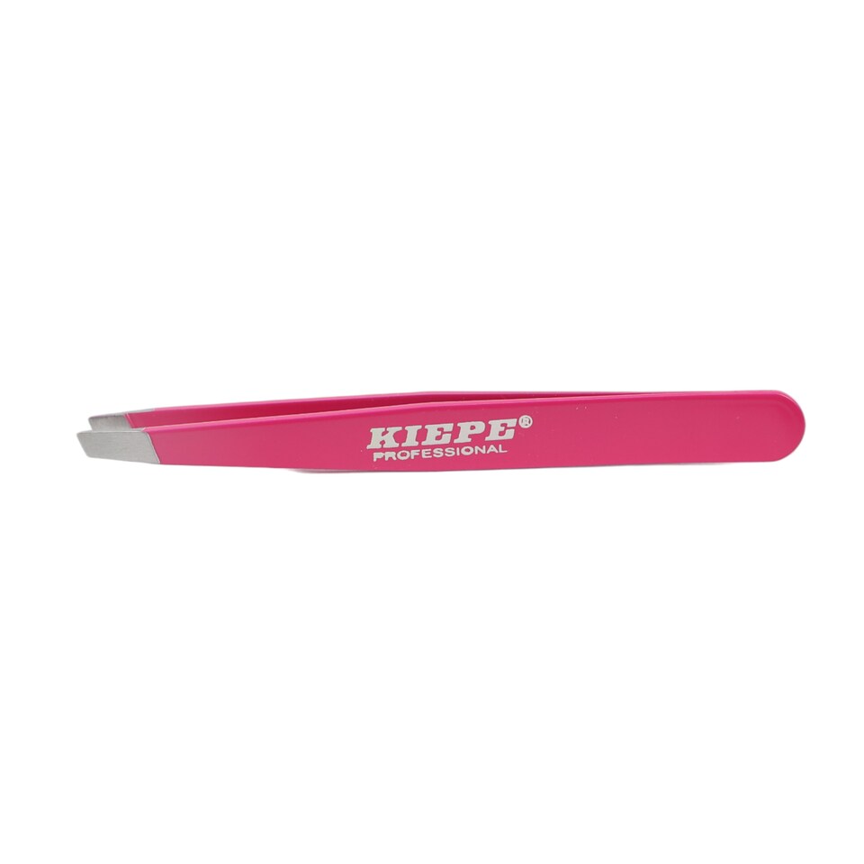 image 1 of Kiepe - Tweezer Oblique Tip Hot Pink 10cm