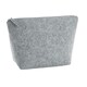 image 2 of Bagbase Felt Accessory Bag - Grey Melange - 19cm x 9cm x 18cm Grey