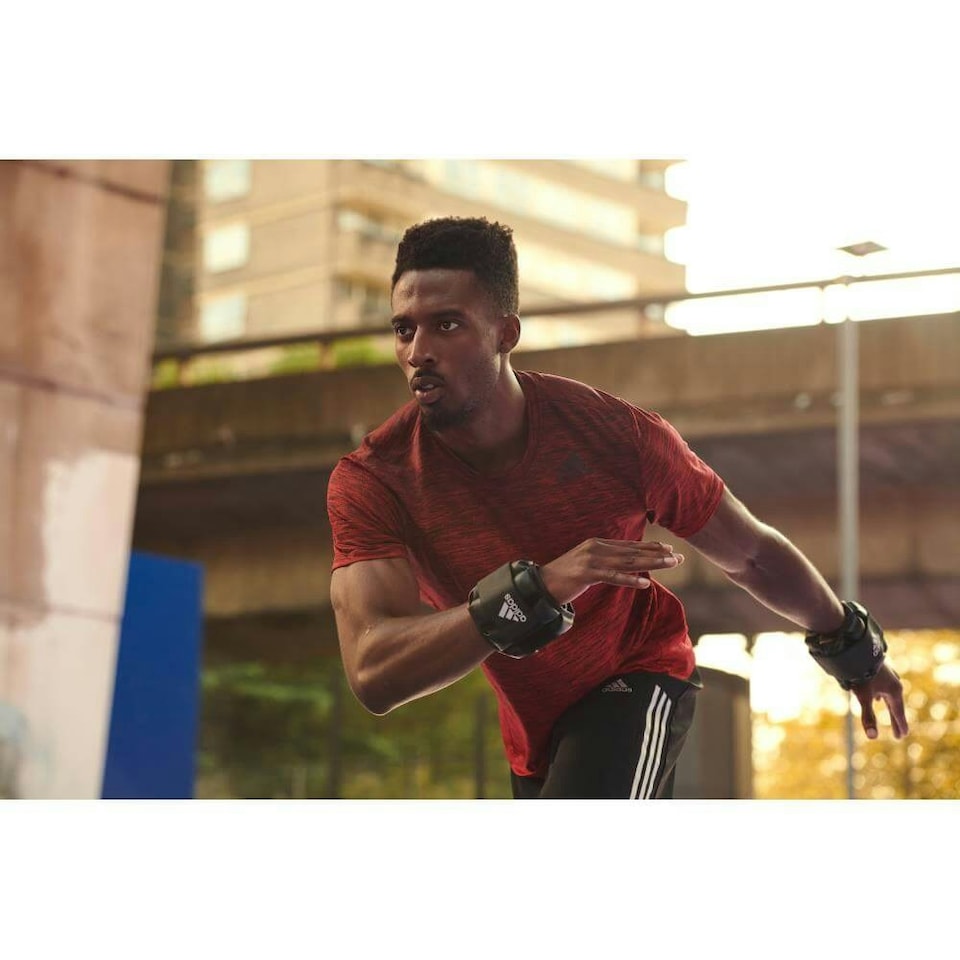 image 1 of Adidas Performance Ankle Wrist Weights 2 x 1kg