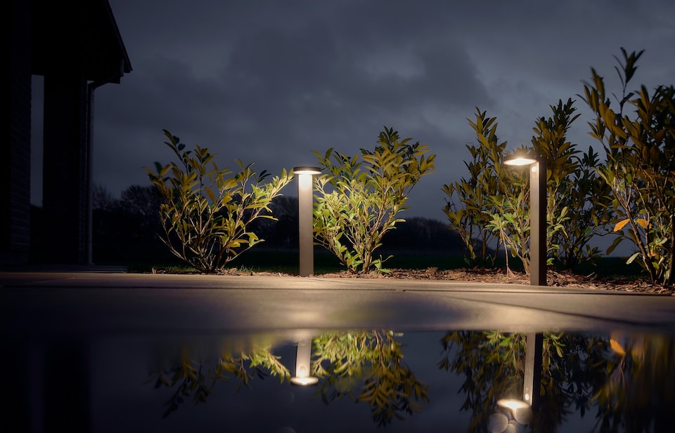 image 1 of Rica Round Solar | Garden light | Black