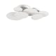 image 1 of Cloud Circles Decorative Flush Ceiling Light White 74cm 3000K