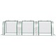 image 8 of Outsunny Tunnel Greenhouse Steel Frame for Garden w Zipper Doors