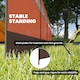 image 4 of Outsunny Camping Windbreaks with Clear Windows, 725 x 140cm | Orange | Orange, Khaki, Clear | 725 x 140 cm