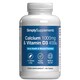 image 1 of Calcium 500mg & Vitamin D3 200iu Tablets - 180 Tablets