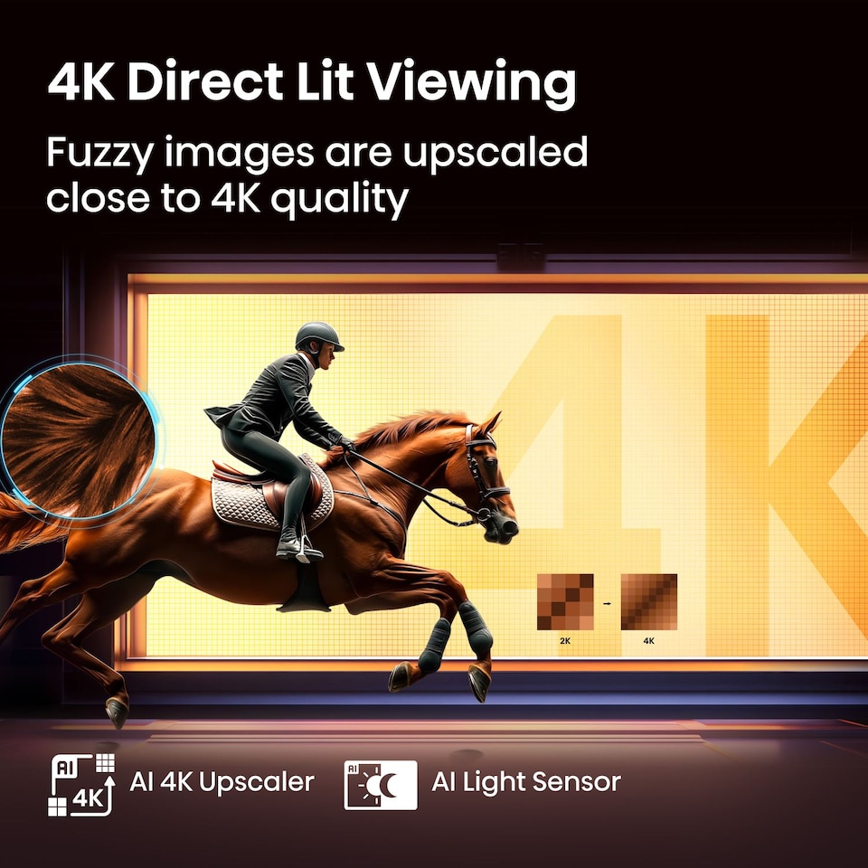 image 1 of Hisense 32 inch A5QTUK QLED FHD Smart TV with Freely