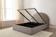 image 7 of Roma Arch Grey Upholstered Ottoman Bed Frame | Grey | Double