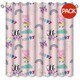 image 1 of Peppa Pig Storm Pencil Pleat Curtains (Pack of 2) - Pink - 137cm x 168cm Pink