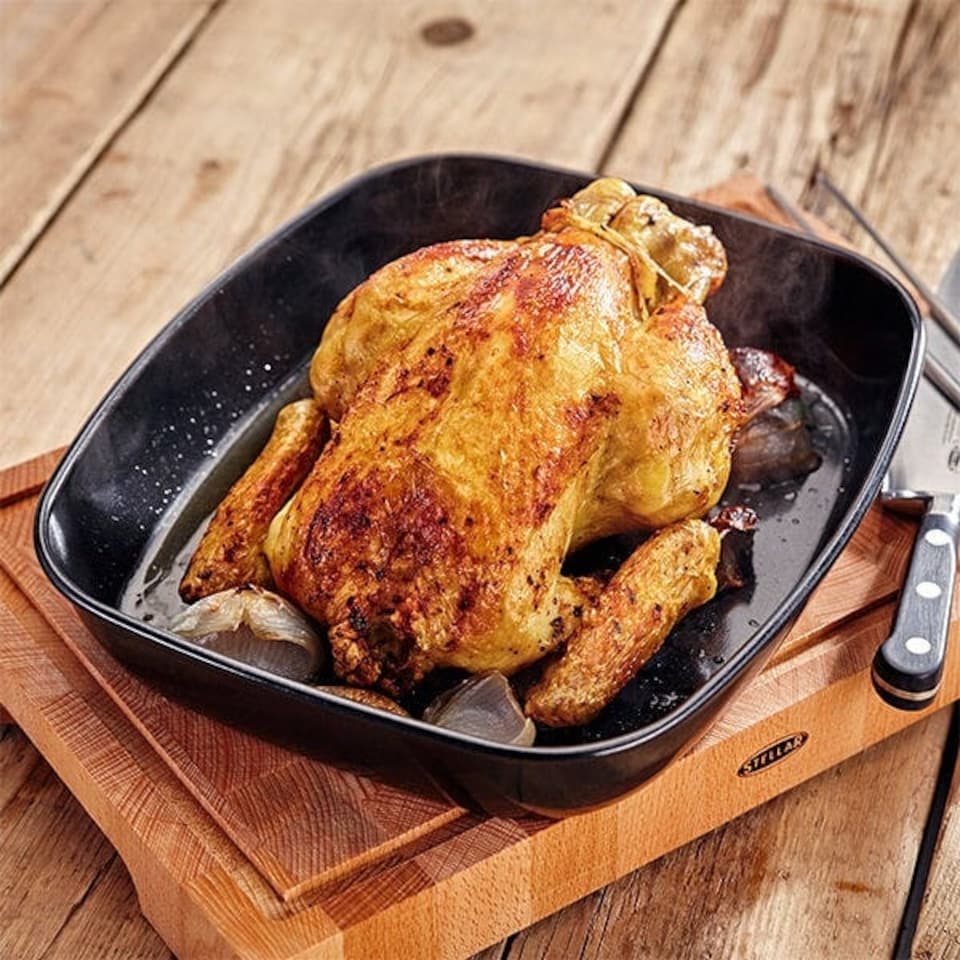 image 1 of Stellar Bakeware 12" Roaster