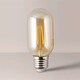 image 3 of ValueLights 1 Filament E27 Amber Glass Radio Valve Light Bulb | Clear