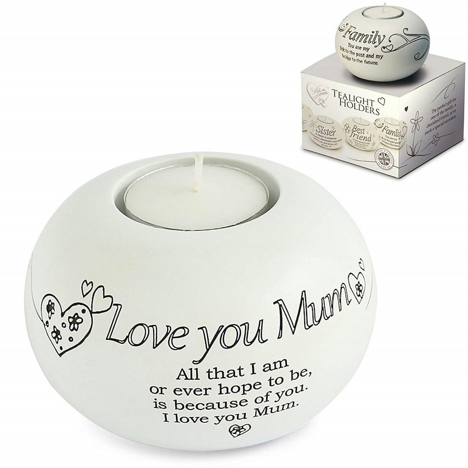 Said with Sentiment Tealight Holder - Love You Mum | Multi