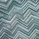 image 3 of Portfolio Home Antibes Chevron Waves Soft Easy Care Bed Linen Bedding Duvet Cover Set Blue | Super King