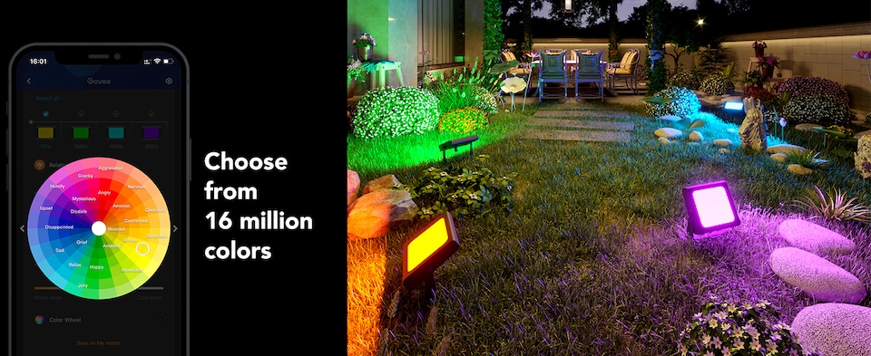 image 1 of Govee LED Smart Flood Lights(4pcs)