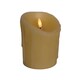 image 8 of 13x9cm Battery Operated Realistic Candle with Melted Effect & Dancing LED Flame