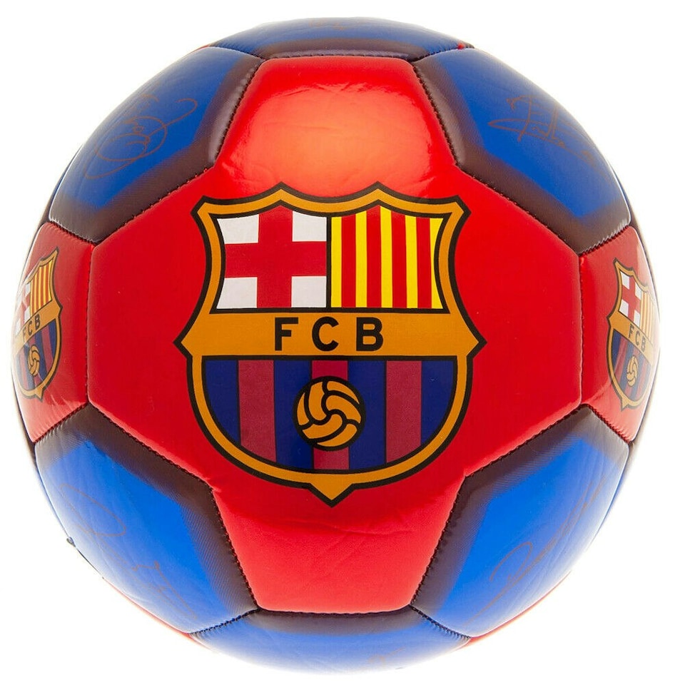 image 1 of FC Barcelona Barca Barca Barca Crest Football - Maroon/Navy Blue - 5
