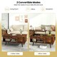 image 7 of COSTWAY Lift Top Coffee Table w/Hidden Compartment Brown Brown