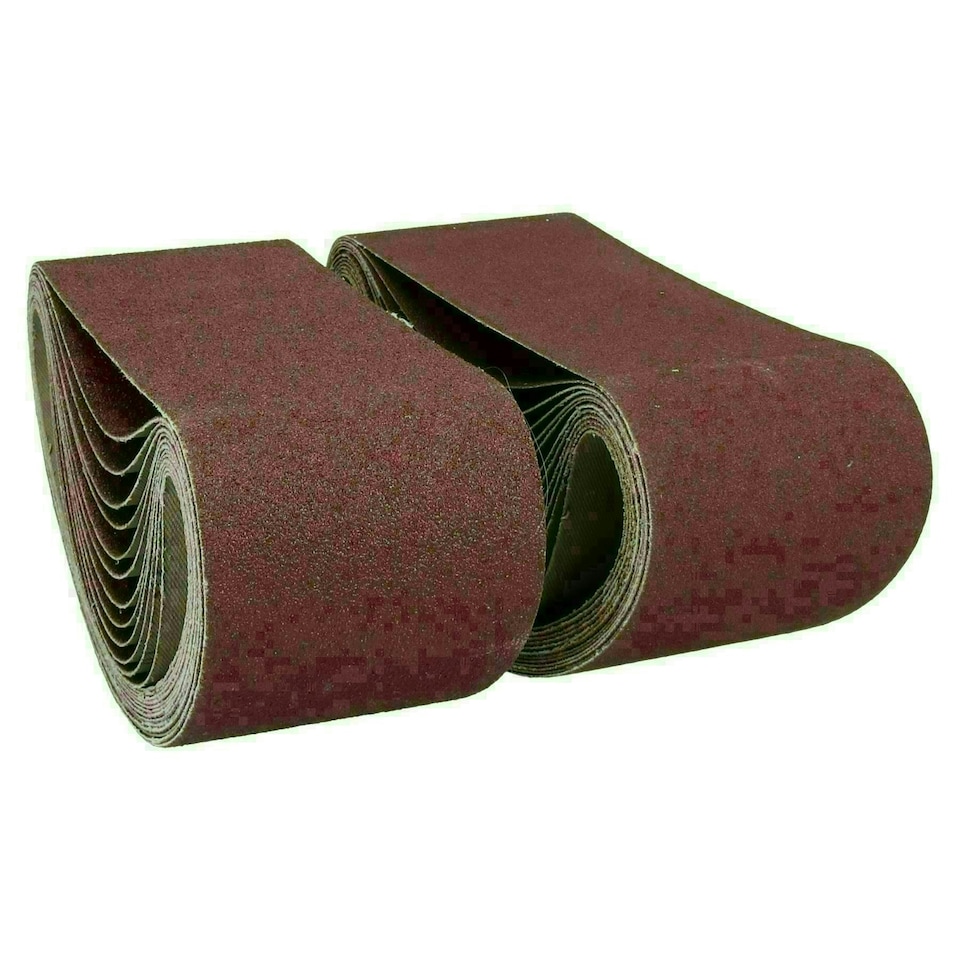 image 1 of 533mm x 75mm Mixed Grit Abrasive Sanding Belts Power File Sander Belt 75 Pack