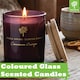 image 4 of Nicola Spring Patchouli & Rosewood Scented Candle 350g 38h Natural Double Wick Soy Wax Aromatherapy Candle Home Fragrance