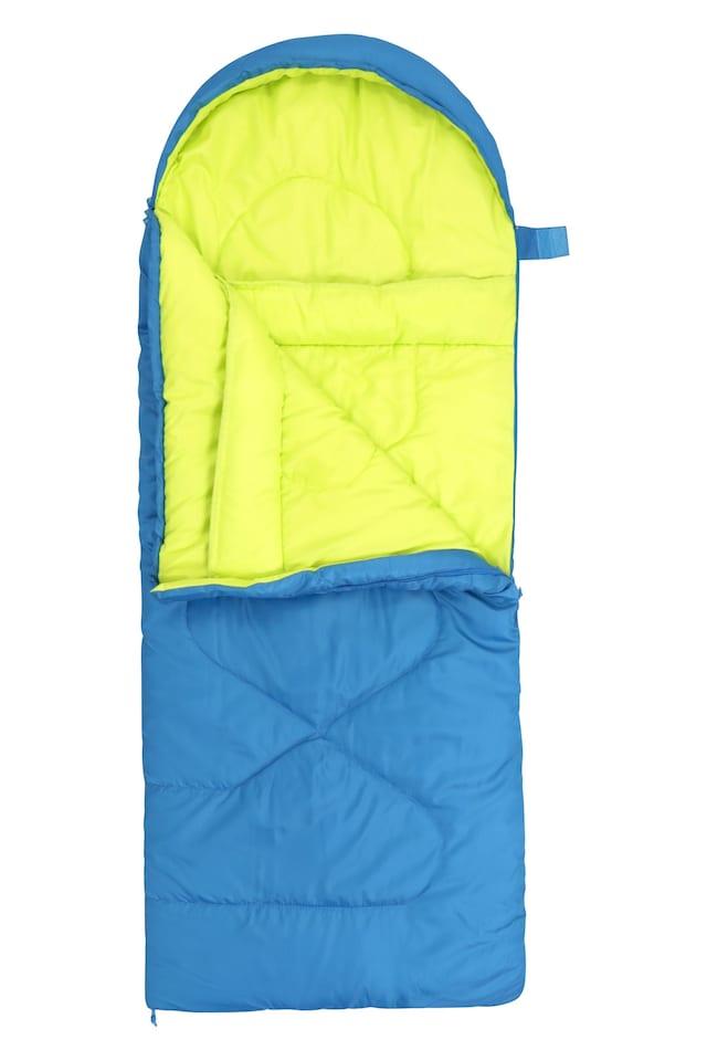 image 1 of Mountain Warehouse Summit 200 Kids Sleeping Bag Insulated 2 Season Camping Childrens Bed